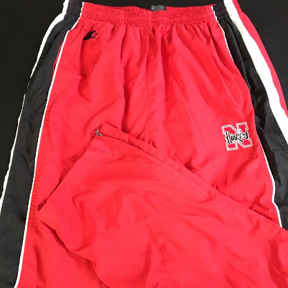 Vintage Nebraska Cornhuskers Starter pants size L